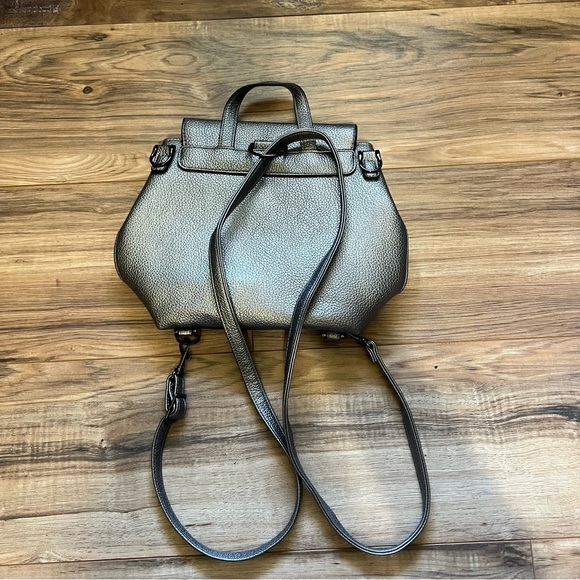 Elegant Black and Silver Women's Backpack/Purse - Picture 2 of 3